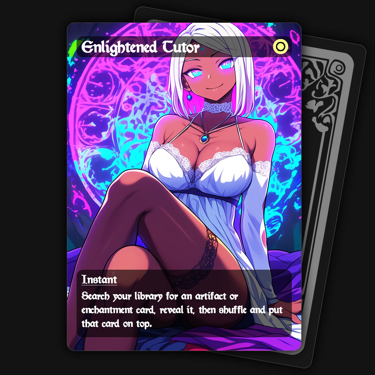 Enlightened Tutor | Waifu Edition | Premium MTG Proxy