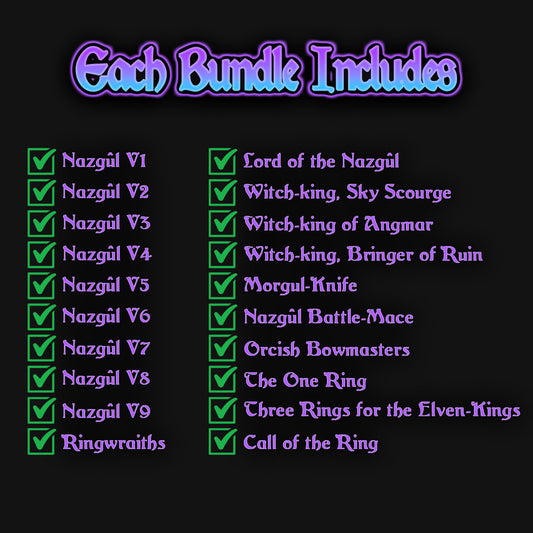 Nazgul Bundle | 20 Cards | Premium MTG Proxy