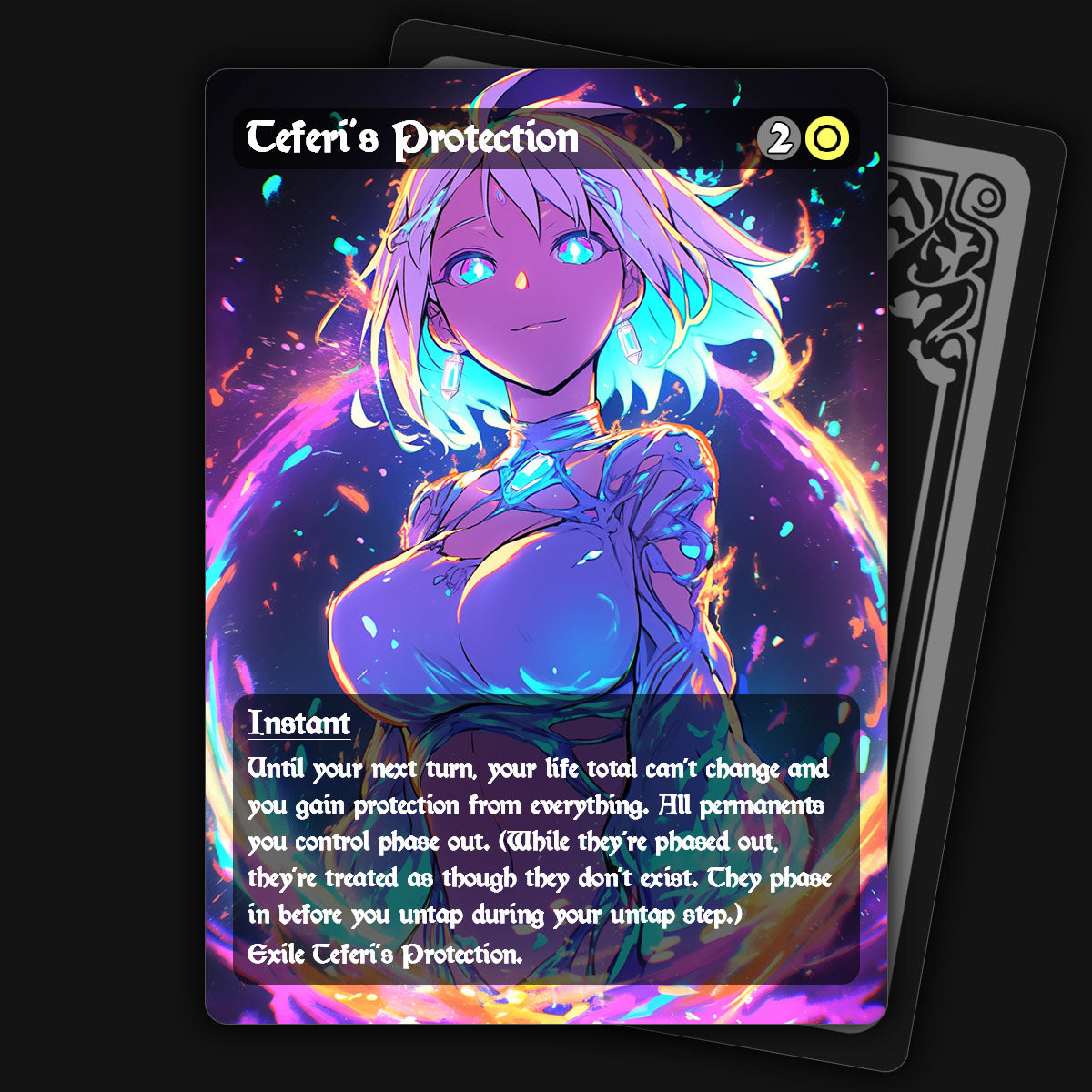 Teferi's Protection | Waifu Edition | Premium MTG Proxy Mythic Magic Gaming Teferi's Protection | Waifu Edition | Premium MTG Proxy Mythic Magic Gaming