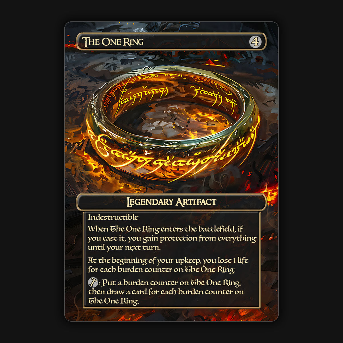 The One Ring | MTG Proxy