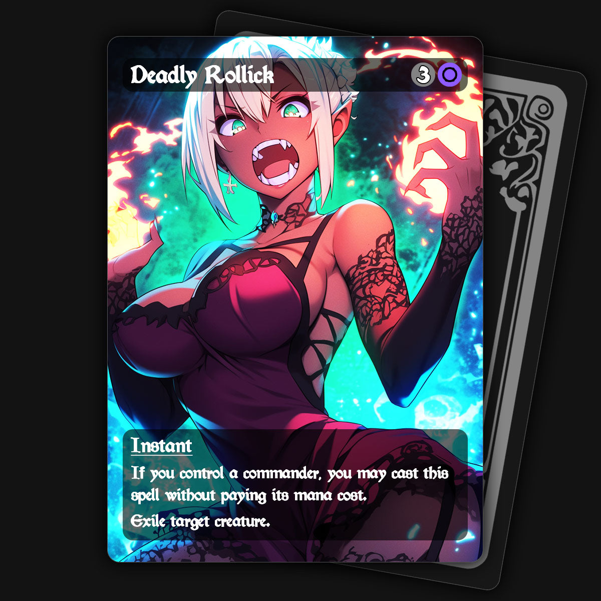Deadly Rollick | Waifu Edition | Premium MTG Proxy