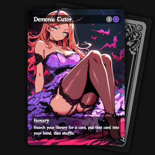 Demonic Tutor | Waifu Edition |  Premium MTG Proxy
