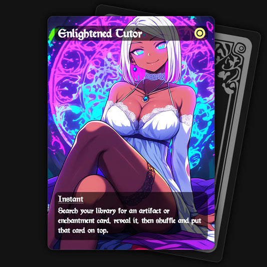 Enlightened Tutor | Waifu Edition | Premium MTG Proxy