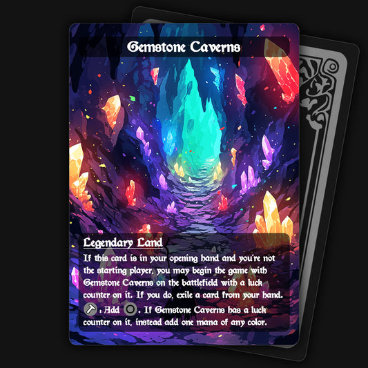 Gemstone Caverns | Premium MTG Proxy