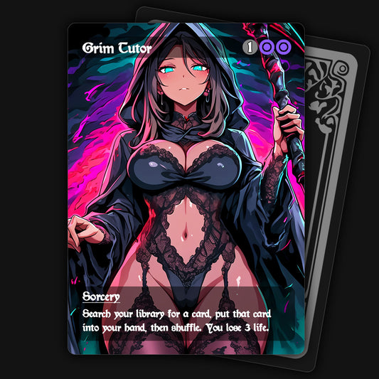 Grim Tutor | Waifu Edition |  Premium MTG Proxy