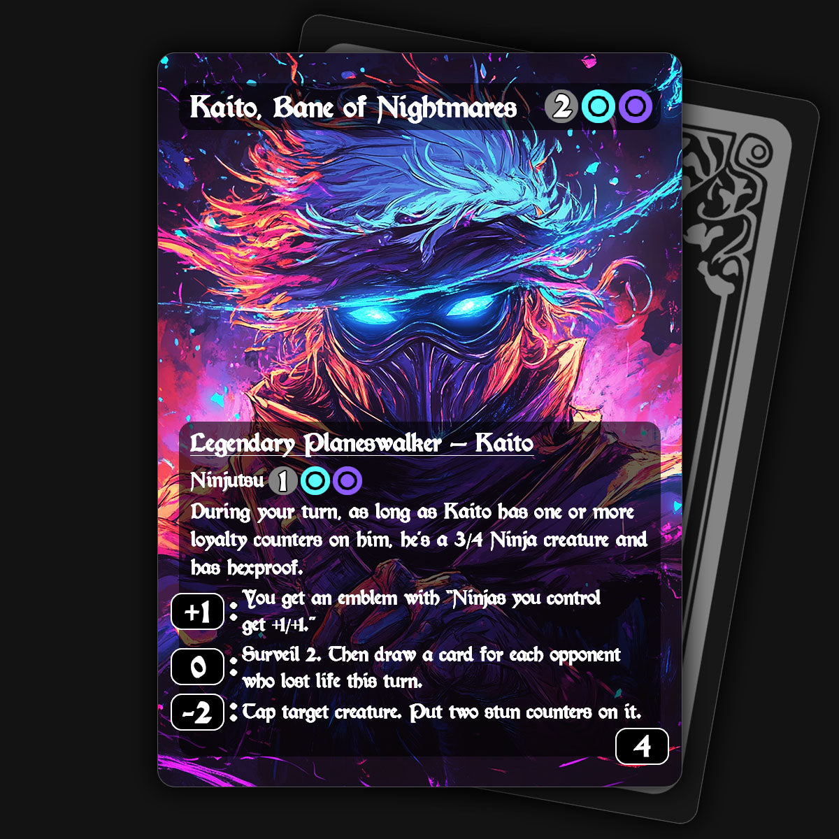 Kaito, Bane of Nightmares | Premium MTG Proxy