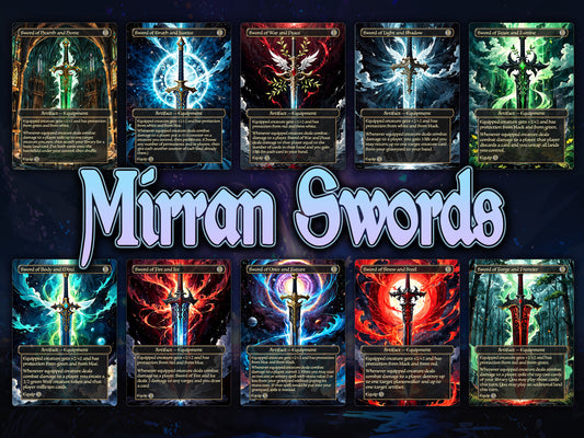 10 Mirran Swords | Premium MTG Proxy Bundle