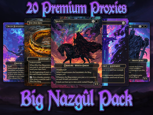 Big Nazgul Bundle | 20 LOTR Proxies | Premium MTG Proxy