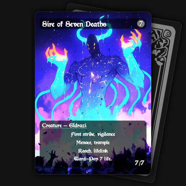 Sire of Seven Deaths Premium MTG Proxy Mythic Magic Gaming