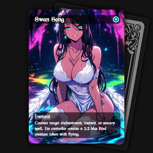 A waifu swan song mtg proxy card